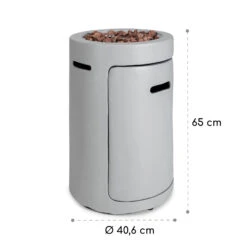 Crete Gas-Feuerstelle 13 KW Flüssiggas Edelstahl -Klarstein Verkaufs 10035932 yy 0008 logo