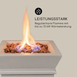 Prati Gas-Feuerstelle 13 KW Elektrisches Zündsystem Lavasteine Inkl. Regenschutz -Klarstein Verkaufs 10035935 de 0003 logo