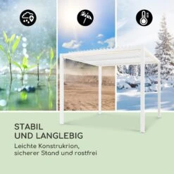 Pantheon Climax Ambient 3x3 M 4 Eckpfosten Bioklimatisches Dach -Klarstein Verkaufs 10035943 de 0006 logo