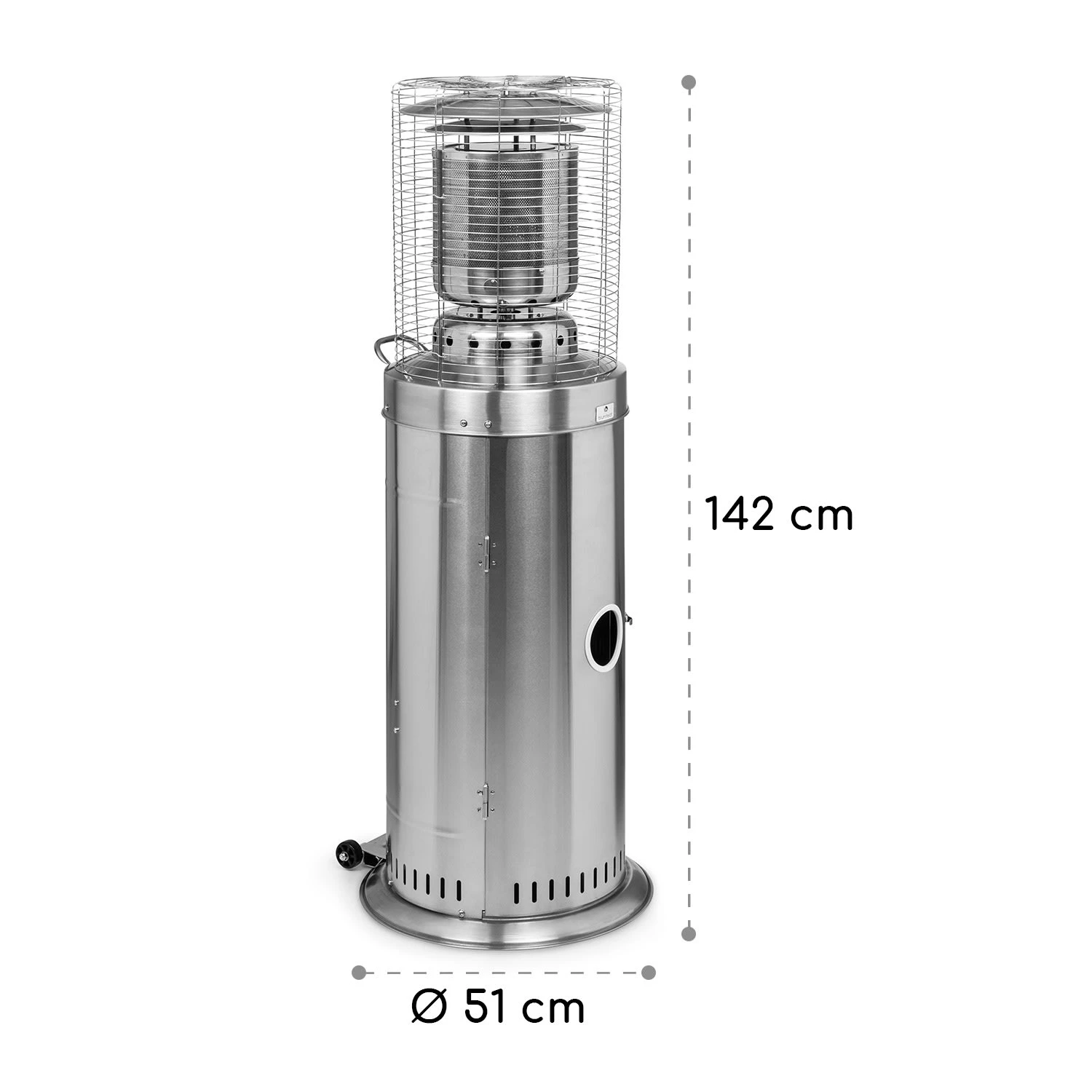 Heatwave Gasheizstrahler 10 kW (728 g/h) Bodenrollen Schutzcover Piezozündung Heatwave Gasheizstrahler 10 KW (728 G/h) Bodenrollen Schutzcover Piezozündung -Klarstein Verkaufs 10035957 yy 0008 logo