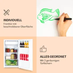 Spitzbergen 83 Kühlschrank 76 Liter Plus 7-Liter-Gefrierfach 2 Böden 2 Spitzbergen 83 Kühlschrank 76 Liter Plus 7-Liter-Gefrierfach 2 Böden -Klarstein Verkaufs 10035972 de 0003 logo