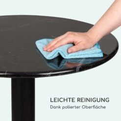 Patras Pearl Bistro-Tisch Jugendstil Marmor Ø 60 Cm H 75 Cm Gusseisern -Klarstein Verkaufs 10035978 de 0004 logo