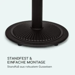 Patras Pearl Bistro-Tisch Jugendstil Marmor Ø 60 Cm H 75 Cm Gusseisern -Klarstein Verkaufs 10035978 de 0005 logo