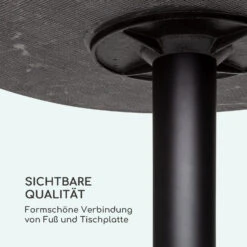 Patras Pearl Bistro-Tisch Jugendstil Marmor Ø 60 Cm H 75 Cm Gusseisern -Klarstein Verkaufs 10035978 de 0006 logo