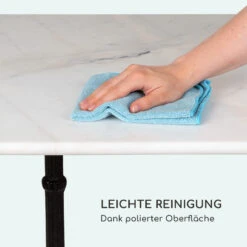 Patras Onyx Bistro-Tisch Mit Jugendstil Marmor 60 X 60 Cm Höhe: 72 Cm Dreibein -Klarstein Verkaufs 10035979 de 0004 logo