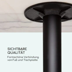 Patras Onyx Bistro-Tisch Mit Jugendstil Marmor 60 X 60 Cm Höhe: 72 Cm Rund 5 Patras Onyx Bistro-Tisch Mit Jugendstil Marmor 60 X 60 Cm Höhe: 72 Cm Rund -Klarstein Verkaufs 10035980 de 0006 logo