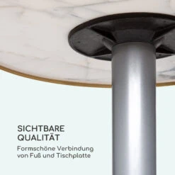 Patras Jewel Marmor-Tisch Jugendstil Ø: 57,5 Cm H: 75 Cm Gusseiserner Standfuß 5 Patras Jewel Marmor-Tisch Jugendstil Ø: 57,5 Cm H: 75 Cm Gusseiserner Standfuß -Klarstein Verkaufs 10035983 de 0006 logo