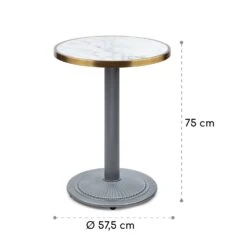 Patras Jewel Marmor-Tisch Jugendstil Ø: 57,5 Cm H: 75 Cm Gusseiserner Standfuß 7 Patras Jewel Marmor-Tisch Jugendstil Ø: 57,5 Cm H: 75 Cm Gusseiserner Standfuß -Klarstein Verkaufs 10035983 yy 0008 logo