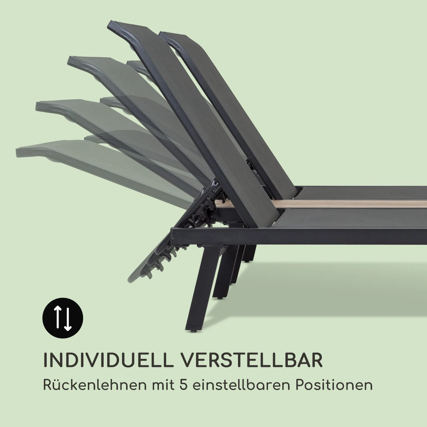 Pompei Sonnenliege Lounger 2 Pers. Aluminium Abstellfläche Pompei Sonnenliege Lounger 2 Pers. Aluminium Abstellfläche -Klarstein Verkaufs 10035985 de 0006 logo