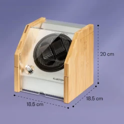 Garonne 2 Uhrenbeweger 1 Drehteller 2 Uhren 3 Speeds 4 Modi Bambus -Klarstein Verkaufs 10036041 yy 0005 logo