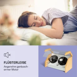 Garonne 4 Uhrenbeweger, 2 Drehteller, 4 Uhren, 3 Geschwindigkeiten, 4 Modi, Bambus -Klarstein Verkaufs 10036042 de 0004 logo