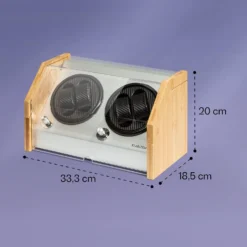 Garonne 4 Uhrenbeweger, 2 Drehteller, 4 Uhren, 3 Geschwindigkeiten, 4 Modi, Bambus -Klarstein Verkaufs 10036042 yy 0005 logo