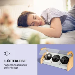 Garonne 6 Uhrenbeweger 6 Uhren 3 Geschwindigkeiten 4 Modi Bambus -Klarstein Verkaufs 10036043 de 0004 logo