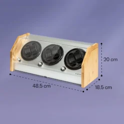 Garonne 6 Uhrenbeweger 6 Uhren 3 Geschwindigkeiten 4 Modi Bambus -Klarstein Verkaufs 10036043 yy 0005 logo