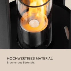 Fiamme Cilindro Ethanol-Laterne 2-Set Edelstahl-Brenner 0,3 Liter 4 H Brenndauer 4 Fiamme Cilindro Ethanol-Laterne 2-Set Edelstahl-Brenner 0,3 Liter 4 H Brenndauer -Klarstein Verkaufs 10036070 de 0005 logo