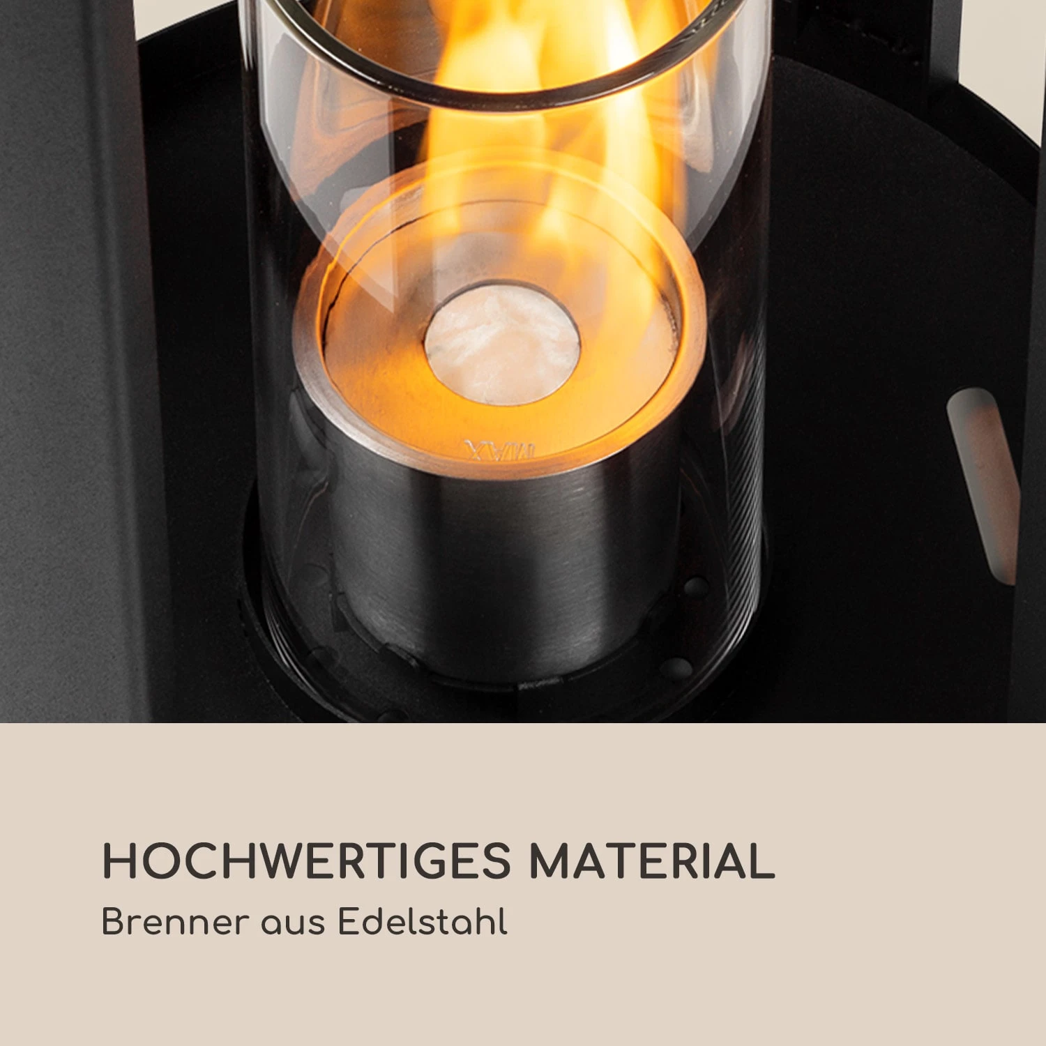 Fiamme Cilindro Ethanol-Laterne 2-Set Edelstahl-Brenner 0,3 Liter 4 h Brenndauer Fiamme Cilindro Ethanol-Laterne 2-Set Edelstahl-Brenner 0,3 Liter 4 H Brenndauer -Klarstein Verkaufs 10036070 de 0005 logo