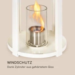 Fiamme Cilindro Ethanol-Laterne 2-Set Edelstahl-Brenner 0,3 Liter 4 H Brenndauer -Klarstein Verkaufs 10036073 de 0004 logo