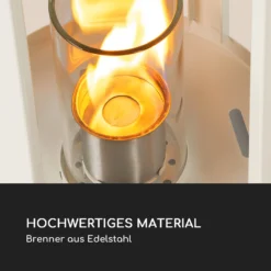 Fiamme Cilindro Ethanol-Laterne 2-Set Edelstahl-Brenner 0,3 Liter 4 H Brenndauer -Klarstein Verkaufs 10036073 de 0005 logo