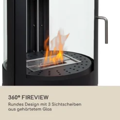 Fiamme Circulo Ethanol-Kamin Edelstahl-Brenner 1,2 Liter 4-5 H Brenndauer -Klarstein Verkaufs 10036079 de 0003 logo