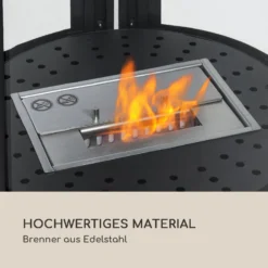Fiamme Circulo Ethanol-Kamin Edelstahl-Brenner 1,2 Liter 4-5 H Brenndauer -Klarstein Verkaufs 10036079 de 0004 logo