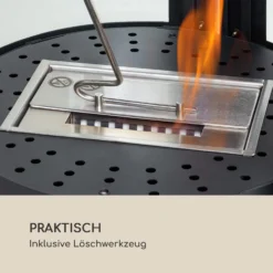 Fiamme Circulo Ethanol-Kamin Edelstahl-Brenner 1,2 Liter 4-5 H Brenndauer -Klarstein Verkaufs 10036079 de 0008 logo