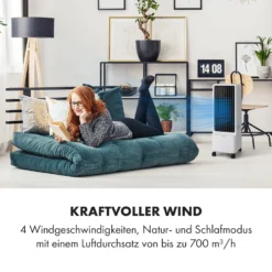Maxflow Smart 3-in-1 Luftkühler Ventilator 5L WiFi Fernbedienung -Klarstein Verkaufs 10036091 de 0004 logo