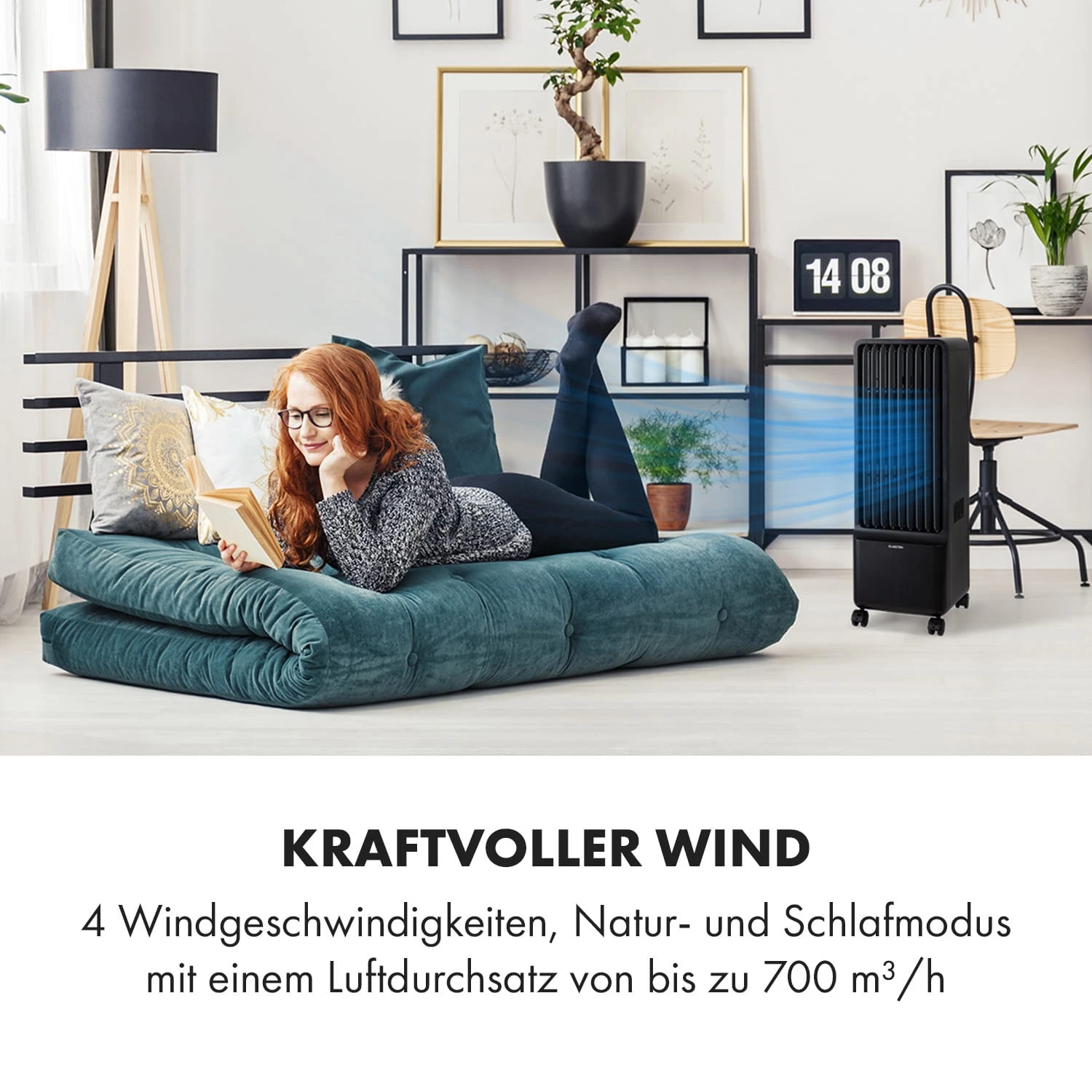 Maxflow Smart 3-in-1 Luftkühler 5L WiFi Fernbedienung 2x Eispack Maxflow Smart 3-in-1 Luftkühler 5L WiFi Fernbedienung 2x Eispack -Klarstein Verkaufs 10036092 de 0004 logo