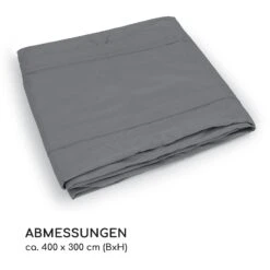 Pantheon Cortina Pergola Ersatzdach 200 G/m² Polyester-Tuch 3x4 M Inkl. Seilzug -Klarstein Verkaufs 10036117 de 0005 dimensions