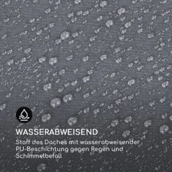 Pantheon Cortina Pergola Ersatzdach 200 G/m² Polyester-Tuch 3x6 M Inkl. Seilzug -Klarstein Verkaufs 10036121 de 0004 logo