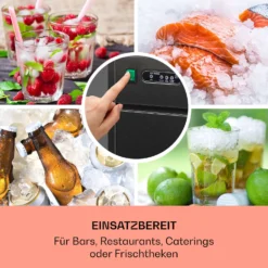 Powericer XL Eiswürfelmaschine 20 Kg/Tag 145 Watt -Klarstein Verkaufs 10036152 de 0003 usp