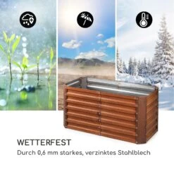 Rust Grow Hochbeet Gartenbeet Verzinktes Stahlblech Rost-Finish 5 Rust Grow Hochbeet Gartenbeet Verzinktes Stahlblech Rost-Finish -Klarstein Verkaufs 10036153 de 0006 logo