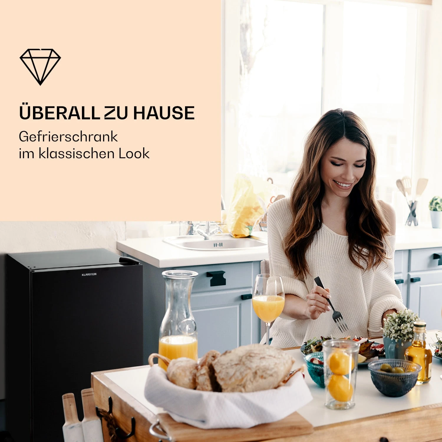 Pluto 60L Gefrierschrank 4-Sterne 60 Liter bis -18 °C Pluto 60L Gefrierschrank 4-Sterne 60 Liter Bis -18 °C -Klarstein Verkaufs 10036160 de 0002 logo