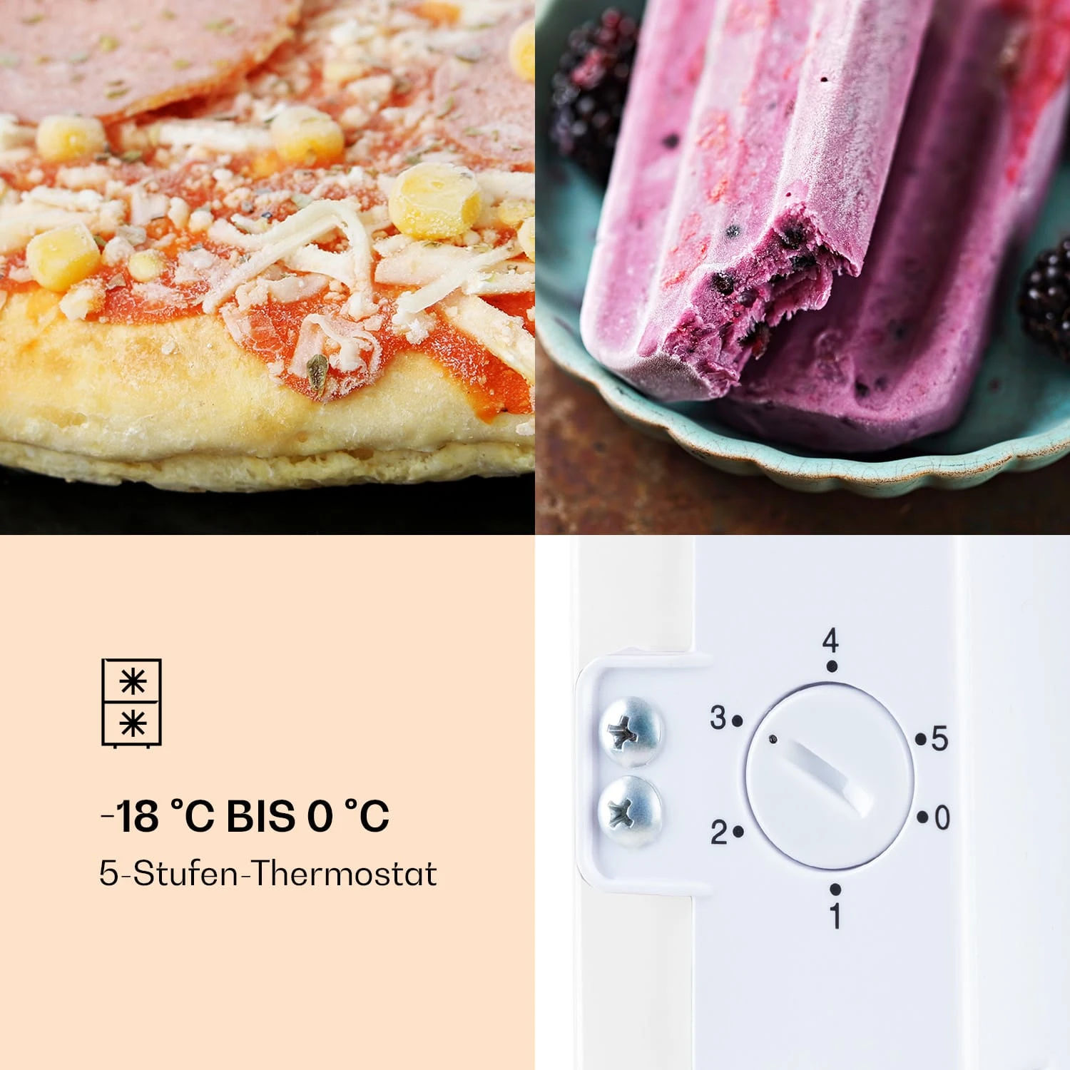 Laika 60L Gefrierschrank 60 Liter 3 Schubladen Temperatur: -18 bis 0 °C Laika 60L Gefrierschrank 60 Liter 3 Schubladen Temperatur: -18 Bis 0 °C -Klarstein Verkaufs 10036171 de 0005 logo