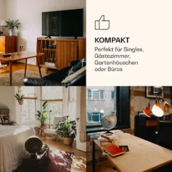 CoolArt 45L Mini-Kühlschrank EEK F Gefrierfach 1,5l Designtür -Klarstein Verkaufs 10036183 de 0004 logo