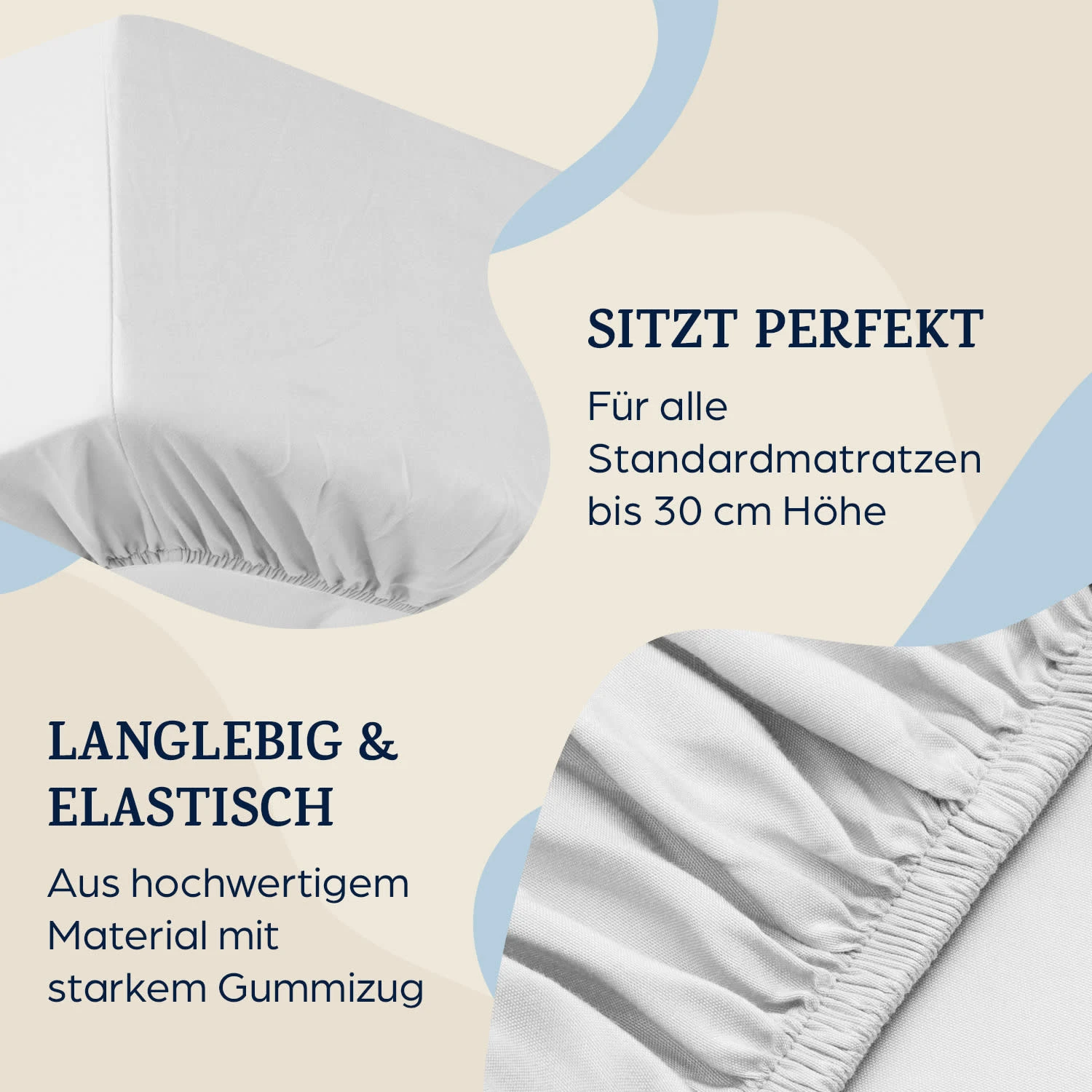 Soft Wonder-Edition Spannbettlaken 140-160 x 200 cm Mikrofaser Soft Wonder-Edition Spannbettlaken 140-160 X 200 Cm Mikrofaser -Klarstein Verkaufs 10036211 de 0003 logo