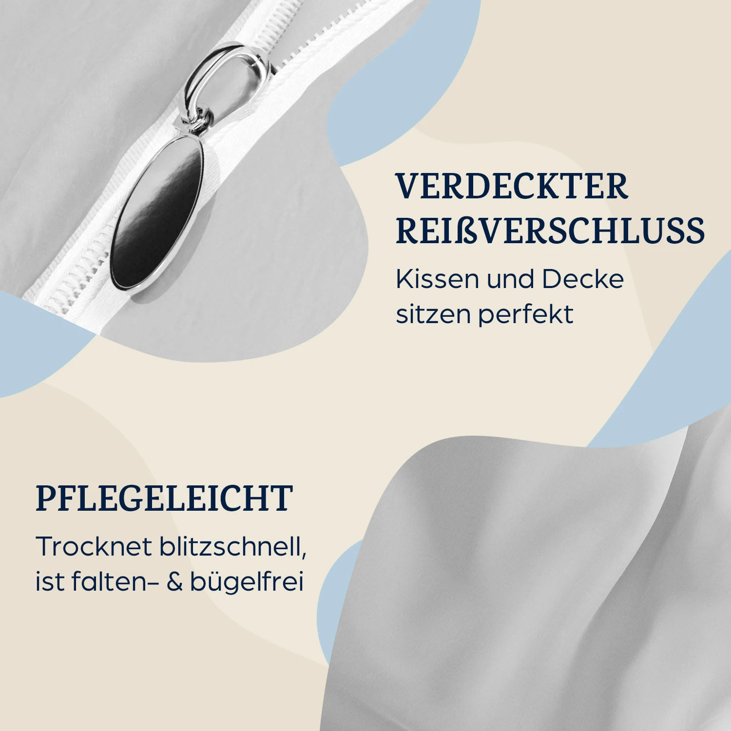 Traumwolle Biber-Bettwäsche 200x200 cm Traumwolle Biber-Bettwäsche 200x200 Cm -Klarstein Verkaufs 10036243 de 0003 logo