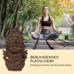 Löwenstein Wandbrunnen 2W Solar-Pumpe Polyresin 4 Weiße LED 5m Kabel -Klarstein Verkaufs 10036333 de 0006 logo