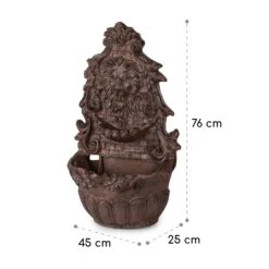 Löwenstein Wandbrunnen 2W Solar-Pumpe Polyresin 4 Weiße LED 5m Kabel -Klarstein Verkaufs 10036333 yy 0008 logo