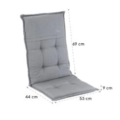 Coburg Polsterauflage Sesselauflage Gartenstuhl Polyester 53x117x9cm 4 Coburg Polsterauflage Sesselauflage Gartenstuhl Polyester 53x117x9cm -Klarstein Verkaufs 10037387 yy 0005 logo