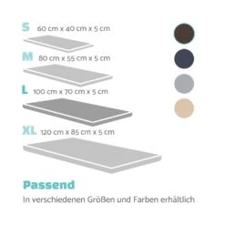 Luna Hundebett Waschbar Orthopädisch Rutschfest Memory-Schaum Größe L 6 Luna Hundebett Waschbar Orthopädisch Rutschfest Memory-Schaum Größe L -Klarstein Verkaufs 10037543 de 0007 logo