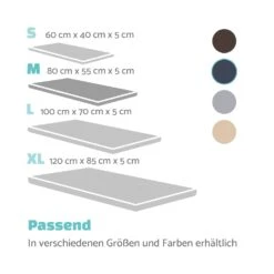 Luna Hundebett Waschbar Orthopädisch Rutschfest Memory-Schaum Größe M -Klarstein Verkaufs 10037546 de 0007 logo