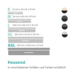 Balu Hundebett Hundekissen | Waschbar | Orthopädisch | Rutschfest | Atmungsaktiver Memory-Schaum | Größe XXL (120 X 10 X 100 Cm) -Klarstein Verkaufs 10037553 de 0007 logo