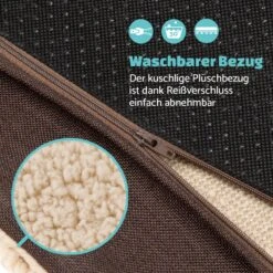 Balu Hundebett Hundekissen | Waschbar | Orthopädisch | Rutschfest | Atmungsaktiver Memory-Schaum | Größe M (79 X 8 X 60 Cm) 4 Balu Hundebett Hundekissen | Waschbar | Orthopädisch | Rutschfest | Atmungsaktiver Memory-Schaum | Größe M (79 X 8 X 60 Cm) -Klarstein Verkaufs 10037560 de 0005 logo