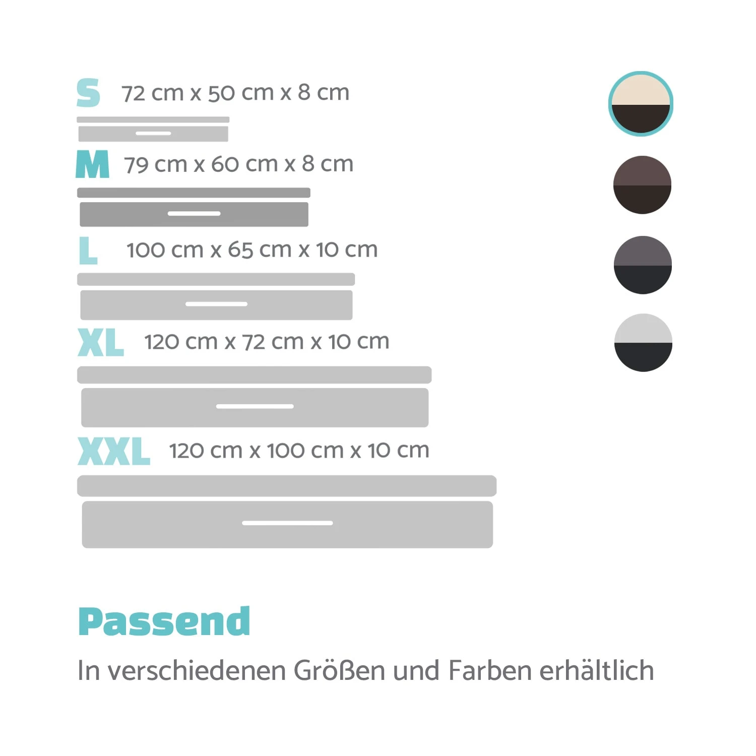 Balu Hundebett Hundekissen | waschbar | orthopädisch | rutschfest | atmungsaktiver Memory-Schaum | Größe M (79 x 8 x 60 cm) Balu Hundebett Hundekissen | Waschbar | Orthopädisch | Rutschfest | Atmungsaktiver Memory-Schaum | Größe M (79 X 8 X 60 Cm) -Klarstein Verkaufs 10037560 de 0007 logo