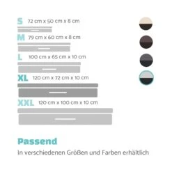 Balu Hundebett Hundekissen | Waschbar | Orthopädisch | Rutschfest | Atmungsaktiver Memory-Schaum | Größe XL (120 X 10 X 72 Cm) 6 Balu Hundebett Hundekissen | Waschbar | Orthopädisch | Rutschfest | Atmungsaktiver Memory-Schaum | Größe XL (120 X 10 X 72 Cm) -Klarstein Verkaufs 10037567 de 0007 logo