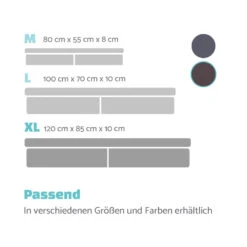 Paco Hundebett Waschbar Rutschfest Klappbar Memory-Schaum Größe XL -Klarstein Verkaufs 10037574 de 0007 logo