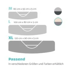 Lotte Hundebett Waschbar Orthopädisch Memory-Schaum Größe XL -Klarstein Verkaufs 10037581 de 0007 logo