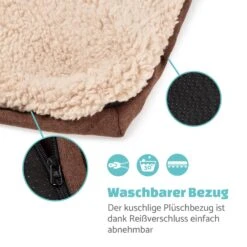 Bruno Hundebett Hundekorb | Waschbar | Orthopädisch | Rutschfest | Atmungsaktiv | Memory-Schaum | Größe XL (120 X 17 X 85 Cm) -Klarstein Verkaufs 10037588 de 0005 logo