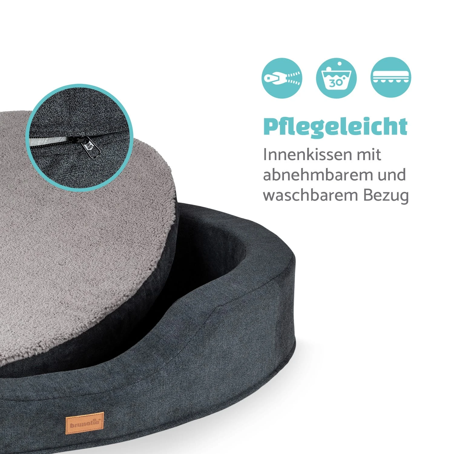 Lotte Hundebett waschbar rutschfest Memory-Schaum Größe XL Lotte Hundebett Waschbar Rutschfest Memory-Schaum Größe XL -Klarstein Verkaufs 10037592 de 0005 logo