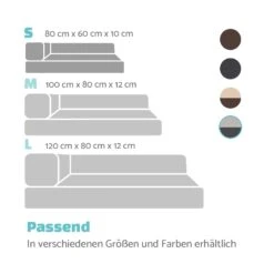 Odin Hundesofa Hundematte | Waschbar | Orthopädisch | Rutschfest | Atmungsaktiv | Memory-Schaum | Größe S (80 X 10 X 60 Cm) -Klarstein Verkaufs 10037601 de 0007 logo